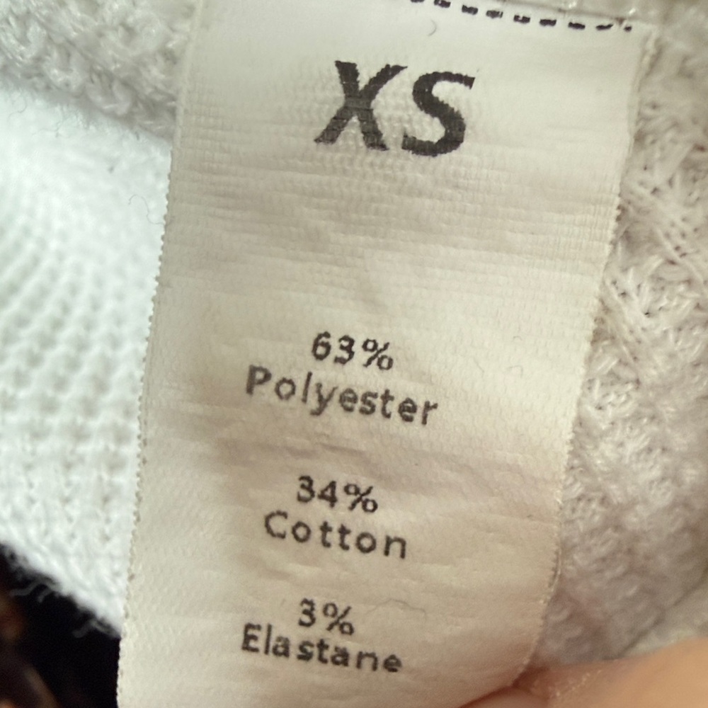 aerie waffle knit zip cropped hoodie - Picture 3 of 3